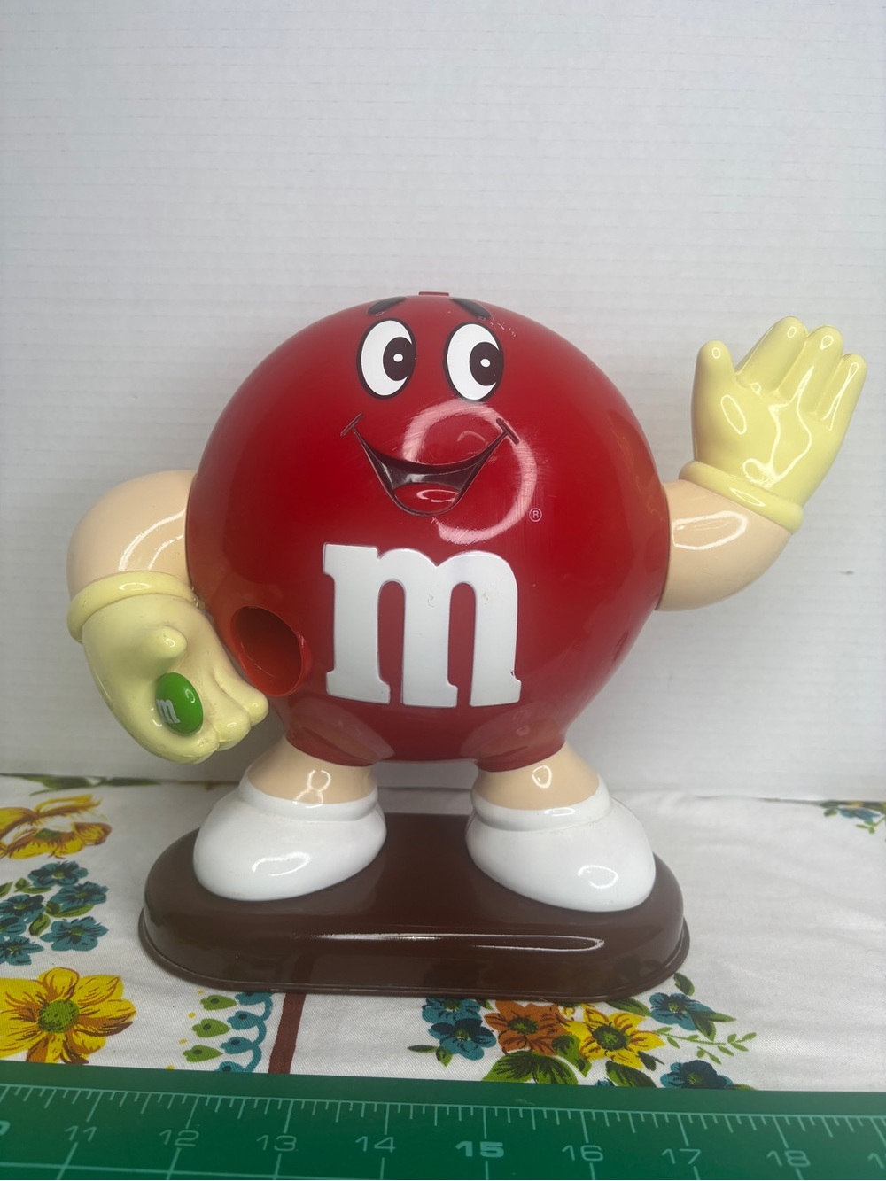 Vintage M&M'S Red Character Candy Dispenser 1992 Mars Inc. Collectible